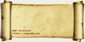 Tomanija Đaković vizit kartica